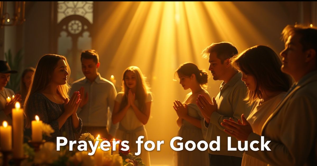 Prayers for Good Luck