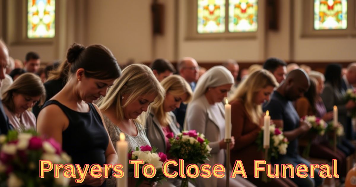 Prayers To Close A Funeral