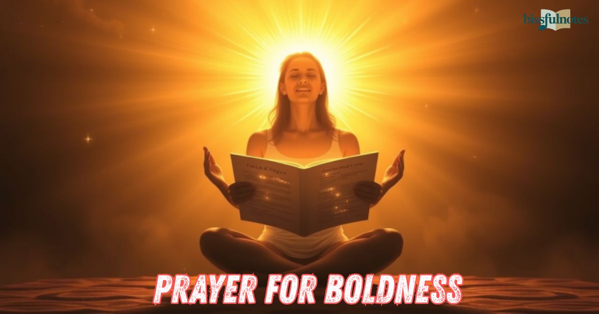 Prayer for Boldness