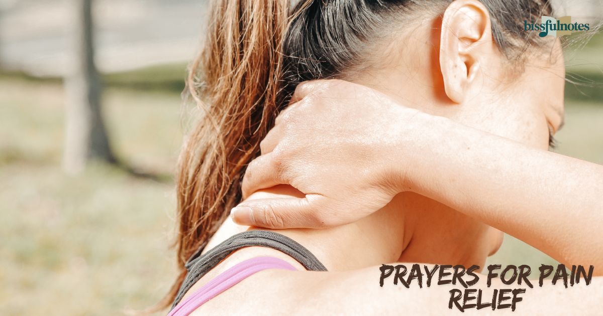 Prayers For Pain Relief