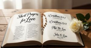 Short Prayers for Love with Powerful Bible Verses